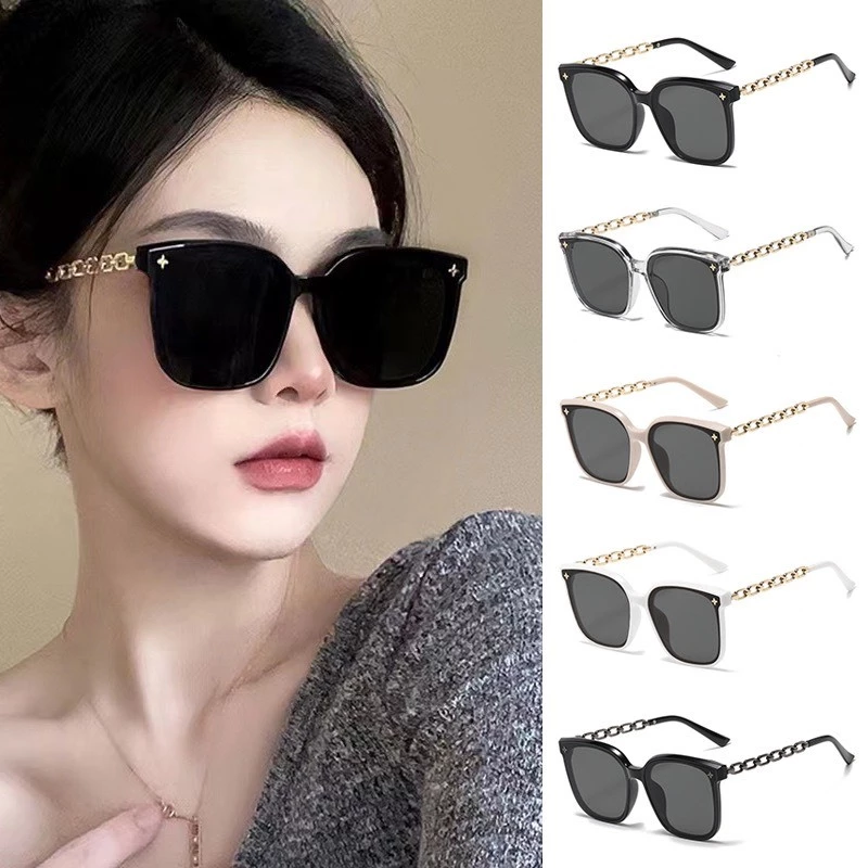 Kính râm mát thời trang nữ nam mắt kính chống tia UV400 phong cách Hàn Quốc Hottrend đi chơi đi biển đẹp HANASO 286