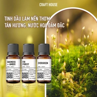 Tinh Dầu Thơm Nguyên Chất Đậm Đặc Dùng Làm Nến, Tán Hương, Mỹ Phẩm 10ml