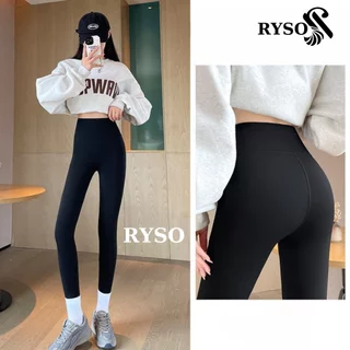 Quần leggin nữ siêu co giản cạp cao dáng dài, quần dài ôm nữ công sở tập gym thế thao RYSO FASHION