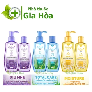 Dung dịch vệ sinh phụ nữ Dạ Hương Daily Fresh (Total Care / Moisture / Dịu nhẹ) chăm sóc toàn diện, dưỡng ẩm vùng kín