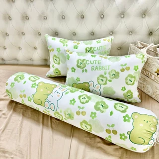 Combo 1 đôi ruột gối nằm và 1 ruột gối ôm chất cotton