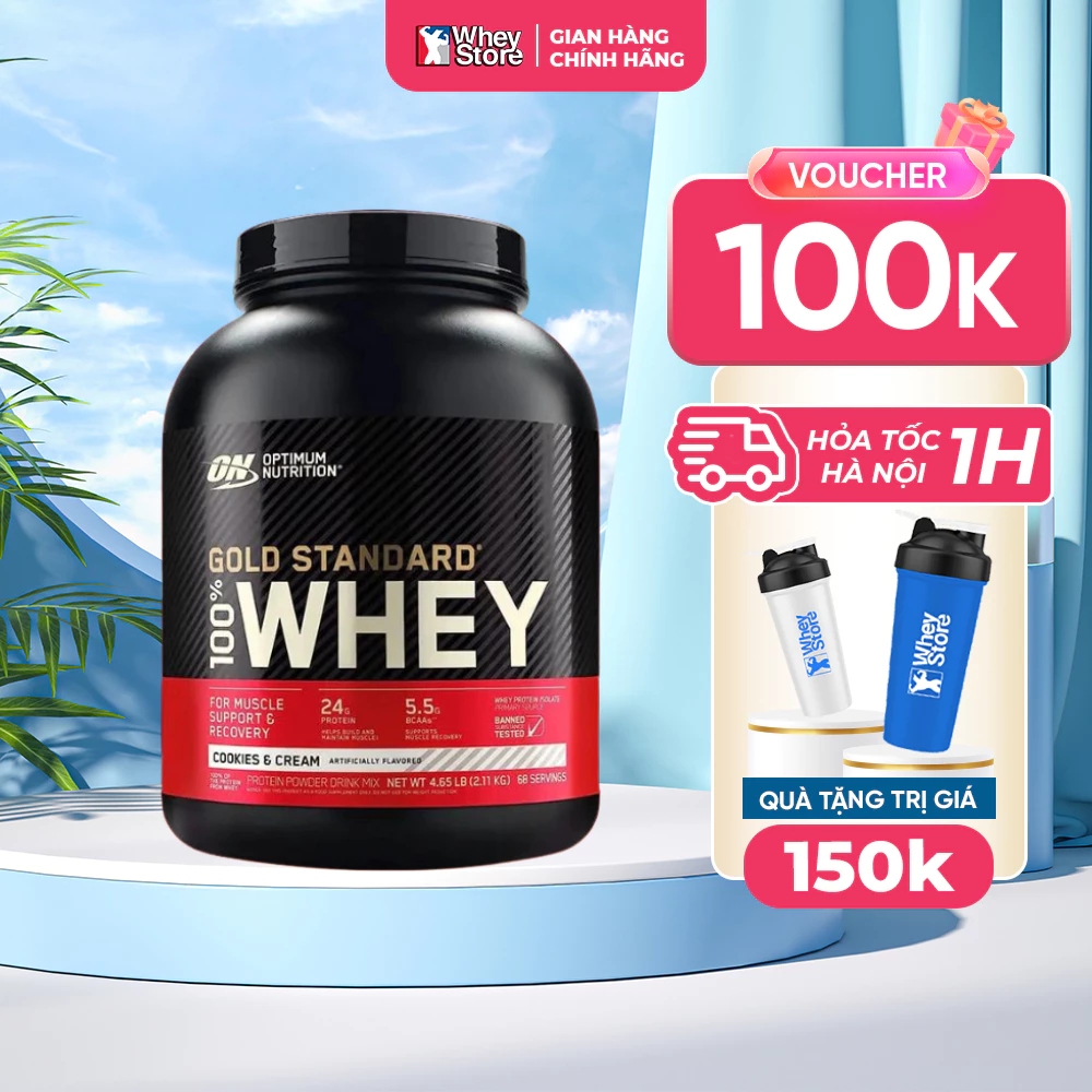 Sữa Tăng Cơ Optimum Nutrition Gold Standard 100% Whey Chính Hãng