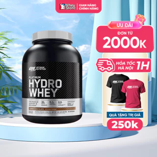 Sữa Tăng Cơ Bắp Hấp Thụ Nhanh Optimum Nutrition Platinum Hydro Whey 3.5lbs 1.59kg Chính Hãng