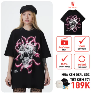 LOCAL BRAND Áo thun The Weird Phong Cách Unisex Form Rộng ATK945