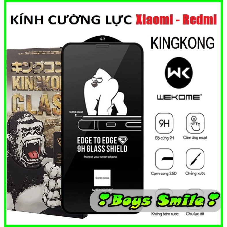 Cường lực KINGKONG Full màn Xiaomi Mi 10T Mi 10T pro Mi 11T Mi 11T pro Mi 12T Mi 12T pro 10 Mi 13T Mi 13T pro