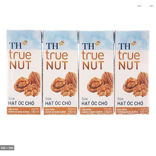 Lốc 4 hộp sữa hạt óc chó TH True Nut 180ml