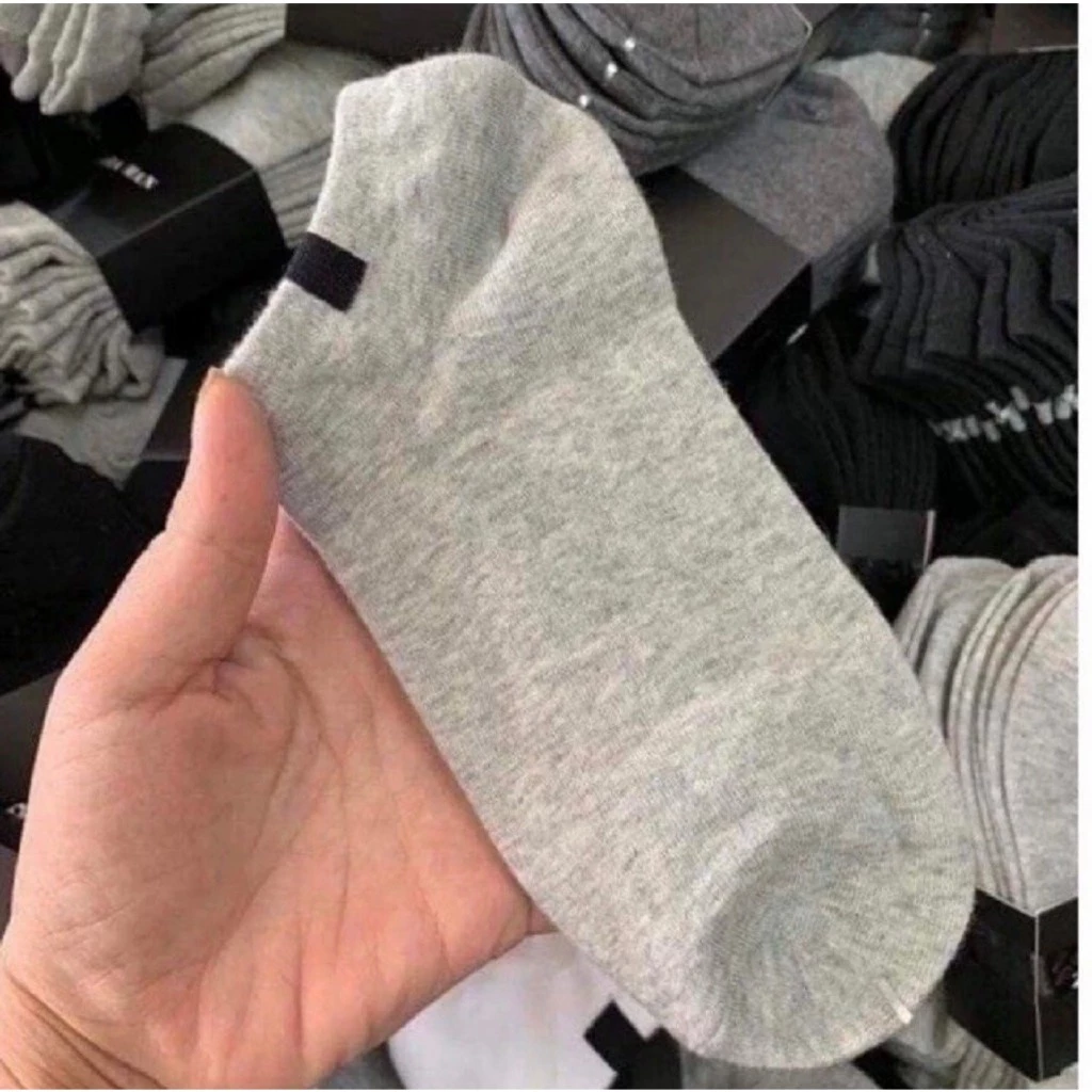 Tất nam nữ cổ ngắn chất cotton 100% vớ co giãn chống hôi chân kháng khuẩn Foxyman