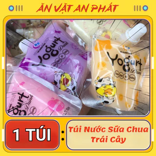 Túi Nước Sữa Chua Trái Cây Yogurt 4 Vị, Sữa Chua Uống Giải Nhiệt, đồ ăn vặt, Bà Tuyết Diamond