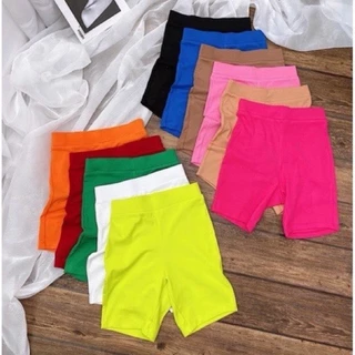 [BIGSIZE] Quần Legging Lửng Ngố Nâng Mông Rainbow Biker nhiều màu