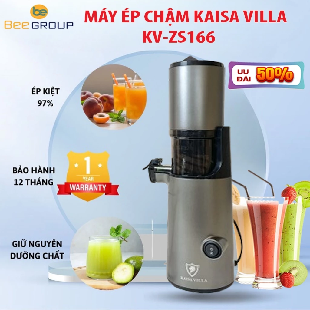 MÁY ÉP CHẬM,MÁY ÉP HOA QUẢ NGUYÊN QUẢ KAISA CÔNG NGHỆ HIỆN ĐẠI HÀN QUỐC