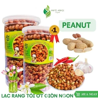 500Gr Lạc Tỏi Ớt Đóng Hũ Ngon Đậm Vị Như Hình