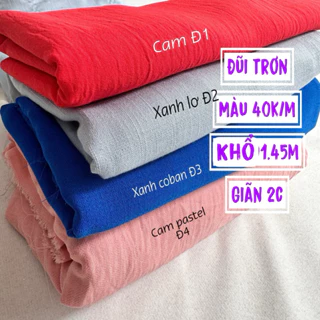 Vải Đũi Xước  - Đũi Xô cotton may quần áo sơ mi-Váy,Bộ Đồ