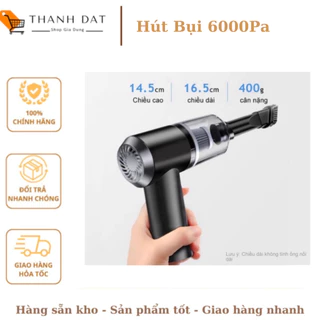 MÁY HÚT BỤI CẦM TAY KHÔNG DÂY SIÊU MINI HÚT CỰC MẠNH 6000PA HOT