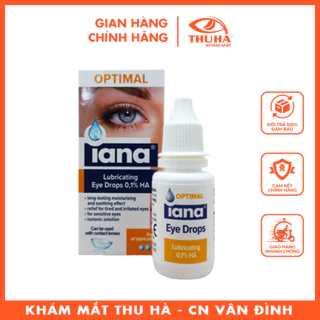 Dung dịch nhỏ mắt IANA: Giúp giảm khô mắt, mỏi mắt, đỏ mắt - Anh Quốc