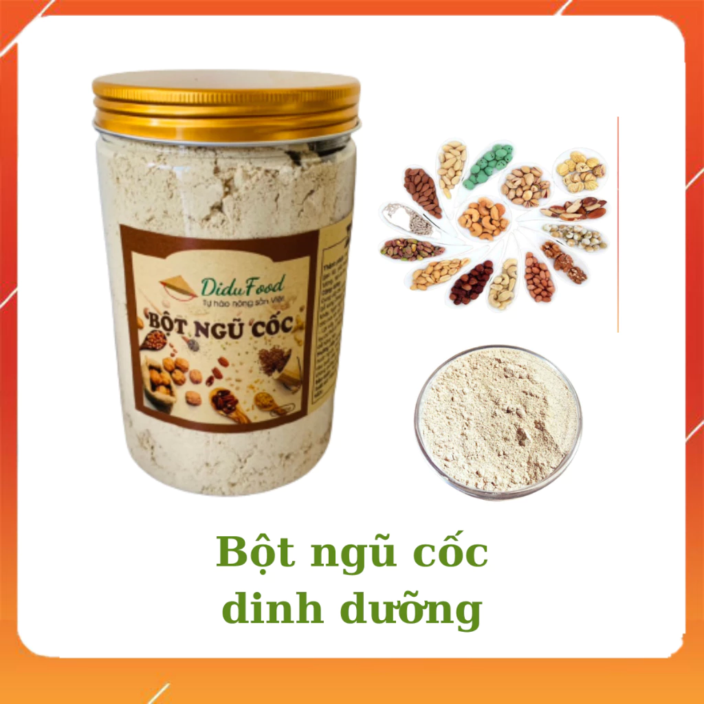 Bột Ngũ Cốc Dinh Dưỡng 17 Loại Hạt thơm ngon  hộp 500gr