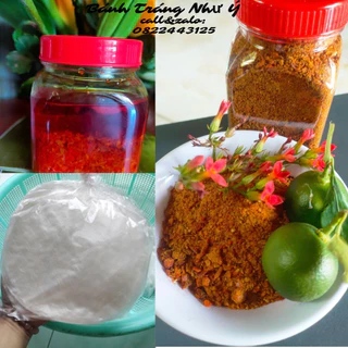 ComBo Muối Khô Bò(100g)+ Sa Tế Ớt Rim(150g)+ 500g Bánh Tráng Tròn Nguyên Cái Phơi Sương Mềm Dẻo