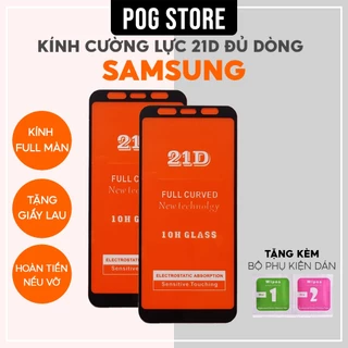 Kính cường lực, miếng dán màn hình 21D Samsung J4 J6 J8 A6 A7 A8 A9 2018 Core Prime Pro Plus J4+ J6+ A6+ A8+