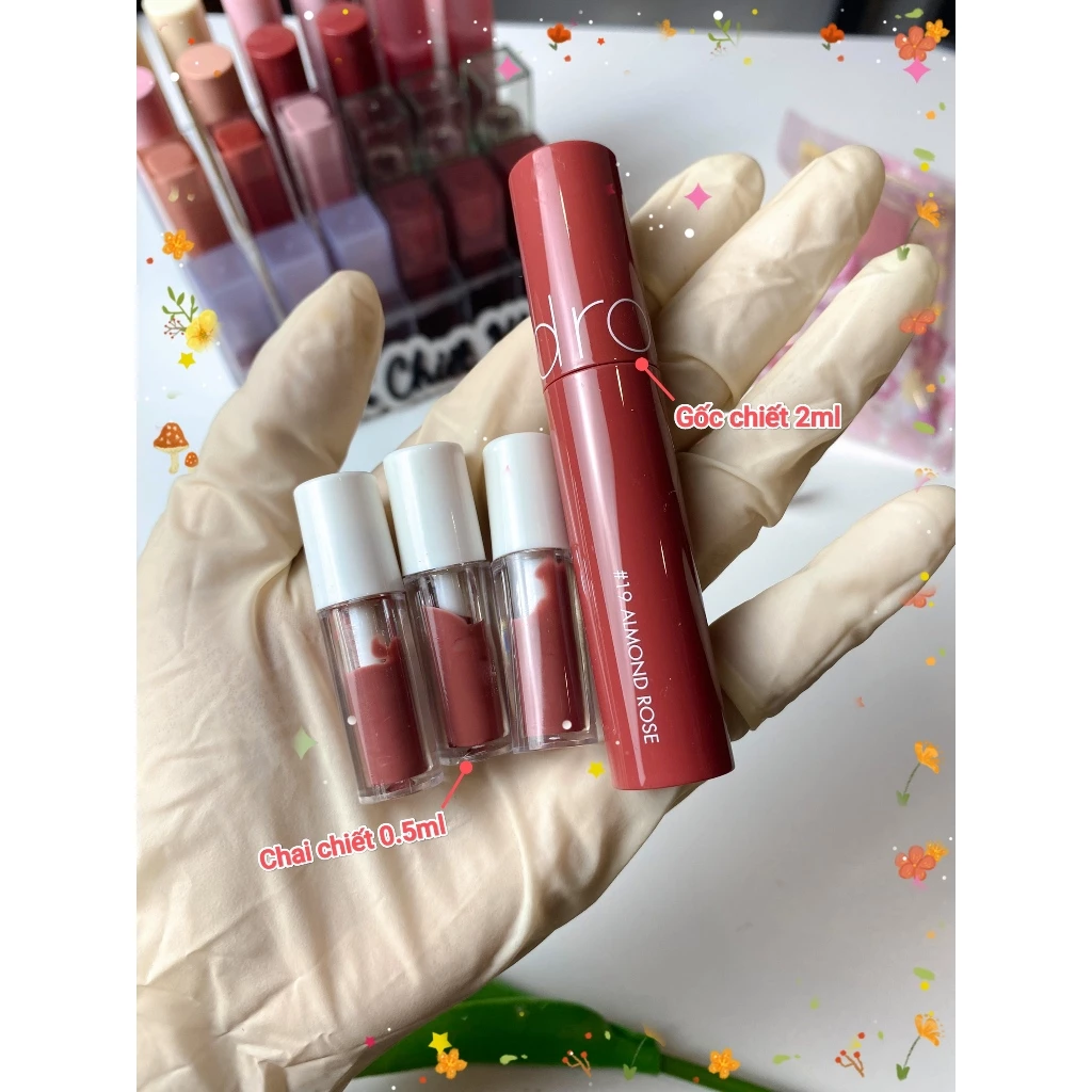 [SON CHIẾT] Son Romand Juicy Lasting Tint Full 19 #Almond Rose