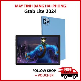 Máy tính bảng Gtab Lite 2024 Fullbox RAM 4/64GB chip Helio P22 Pin 6000 hỗ trợ 4G + Wifi