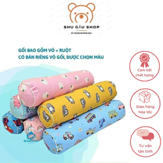 Gối ôm cho bé mẫu cute vải cotton 100%