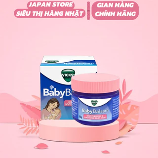 Dầu bôi ấm ngực vick baby balsam giữ ấm cho bé 50g