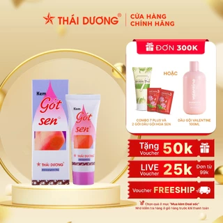 Kem Gót sen Thái Dương giúp dưỡng ẩm, chống nứt nẻ tay chân Sao Thái Dương Hộp 1 tube 20g