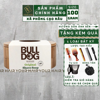 Xà phòng cạo râu cho da thường Bulldog Original Shave Soap - 100g