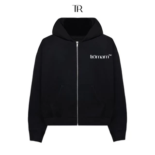 (TR) Hoodie Zip Boxy Tromam basic