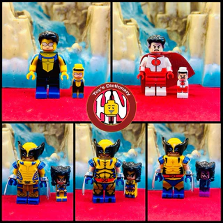 [ Có Sẵn ] Minifigures nhân vật Marvel Deadpool, Wolverine, Riot - Đồ chơi Lắp ghép Xếp hình Mini Mô hình TV6205