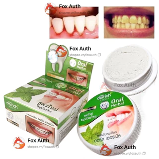 (Mẫu mới 2023)Kem đánh răng Oral Heabal Thái Lan, dùng cho người niềng răng, trắng răng thơm miệng, thảo dược