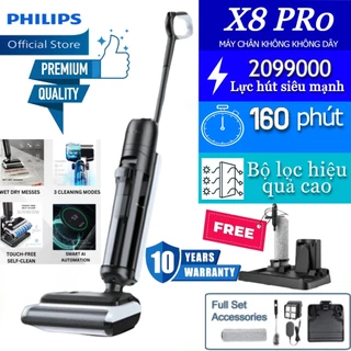 Máy Hút Bụi Khô & Ướt X8 PRO / Cây Lau Nhà Thông Minh Diệt Khuẩn 99.9% | hàng sẵn có Máy Hút Bụi Lau Nhà Cầm