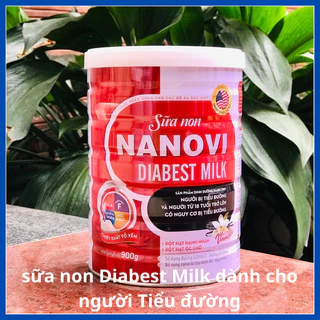 Sữa non Tiểu đường Nanovi  DIABEST MILK 900g tăng cường sức đề kháng, bổ sung dunh dưỡng cho cơ thể