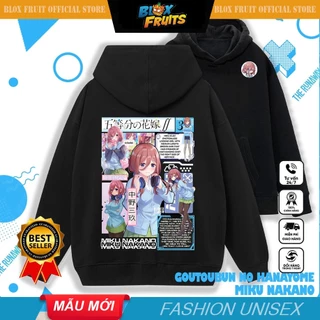 Áo Hoodie Nhà Có 5 Nàng Dâu: Miku Nakano Nam / Nữ Unisex cực chất