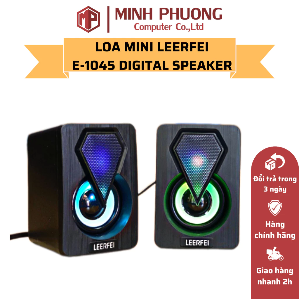 Loa Máy Tính LEERFEI E-1046 Loa Mini Digital Speaker