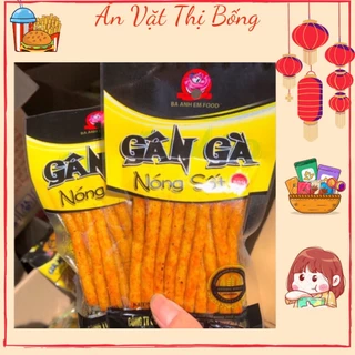 sỉ 30 Gói Snack Gân Gà Nóng sốt Ba Anh Em foods  Cay Cay Thơm Ngon, đồ ăn vặt cổng trường hot nhất