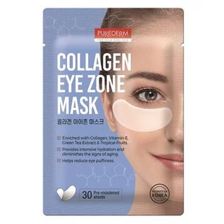 Mặt Nạ Mắt Purederm Collagen Cấp Ẩm, Ngừa Lão Hoá 30 Miếng Collagen Eye Zone Mask 30 Sheet