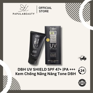 Kem Chống Nắng DBH {Mẫu Mới nhất 2023} Hàng Chính Hãng EGF UV Shield SPF50+ PA+++ 60ml.