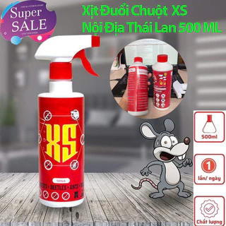 Chai Xịt Đuổi Chuột XS 500ML dùng cho mọi nhà Công Nghệ Sinh Học An Toàn cho người dùng.