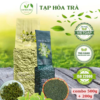 Tạp Hóa Trà Combo Trà nõn tôm 500g + Trà móc câu 200g Trà xanh thái nguyên hảo hạng