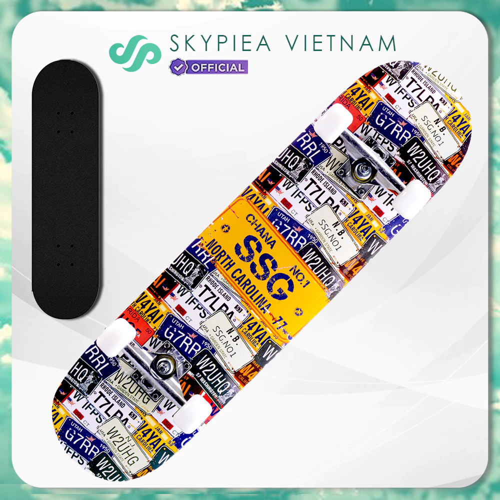 Ván trượt người lớn 80x20x10 cm - Ván trượt Skateboard thể thao siêu hạng