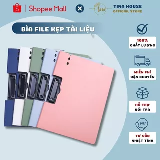 Kẹp Tài Liệu Văn Phòng Kẹp Giấy 80-100 Tờ Chắc Chắn -Bìa Kẹp Tài Liệu A4, Bìa Trình Ký Văn Phòng Chống Nước, Bìa File