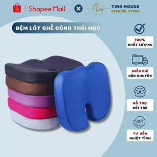 Đệm Lót Ghế Cao Su Non Kèm Gel Lạnh Êm Ái Chống Đau Xương Cụt, Ê Mông - Nệm Lót Ghế Đệm Ghế Văn Phòng Lái Xe Mềm Mại