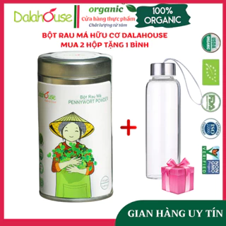 Bột rau má sấy lạnh Dalahouse nguyên chất 100% - Bột rau má sấy lạnh chuẩn hữu cơ, Date mới