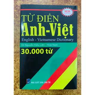 Sách - Từ điển Anh Việt 30.000 từ