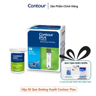 QUE THỬ ĐƯỜNG HUYẾT CONTOUR PLUS