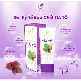 [Chính Hãng] Gel Tẩy Tế Bào Chết Tía Tô Senzza X3