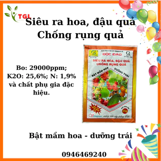 Phân bón, phân bón lá cao cấp Vinagreen 02 - Siêu ra hoa, đậu quả, chống rụng quả - 25 gram - Nông nghiệp Gia Lâm