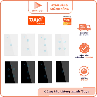 Công tắc thông minh ZIGBEE Tuya SmartLife 1-2-3-4 nút cảm ứng