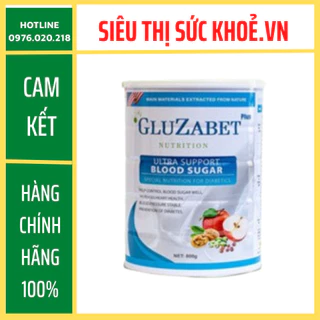 🍀[CHÍNH HÃNG]🍀 Sữa Non Tiểu Đường Gluzabet 650g, Sữa Hỗ Trợ Ổn Định Đường Huyết Dành Cho Người Bệnh Tiểu Đường