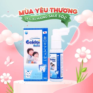 Xịt Sâu Răng Goldgi Anti lọ 30ml bảo vệ răng an toàn